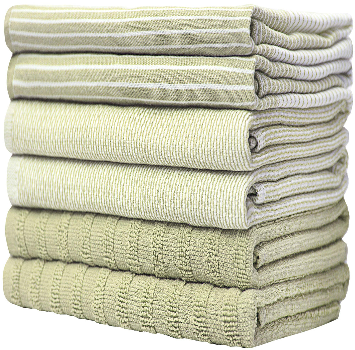 Bumble Towels in-use kitchen scene with drying dishes.