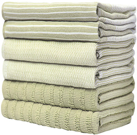 Bumble Towels in-use kitchen scene with drying dishes.