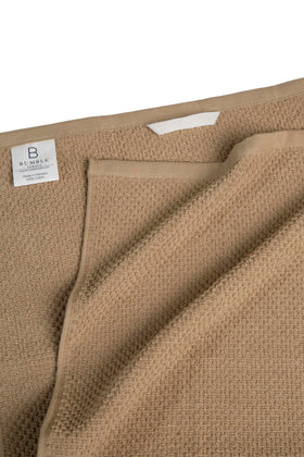 Bumble Towels popcorn-striped design close-up highlights stylish kitchen decor