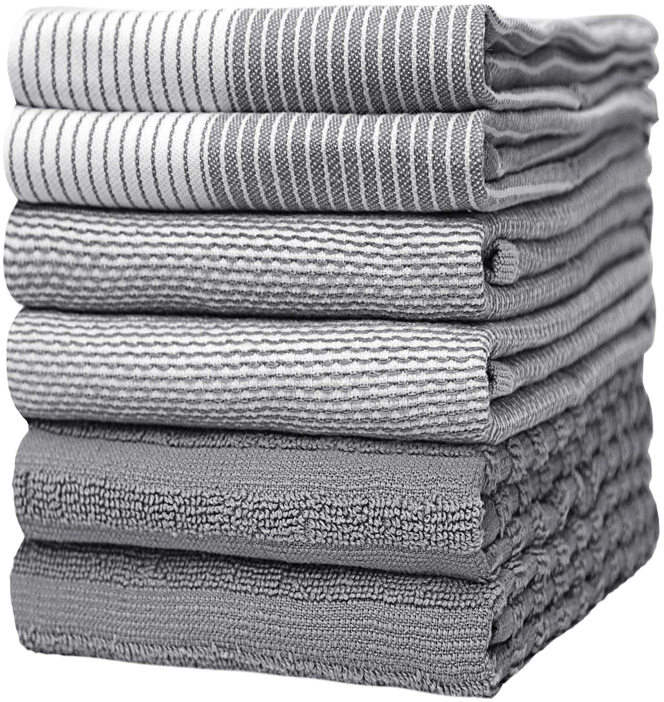 Bumble Towels premium kitchen flat towel shows quick drying and smooth surface for dishes