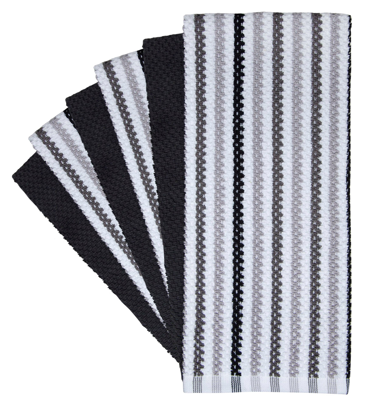 Bumble Towels 16x26 towel, popcorn-striped design, ready for dish drying