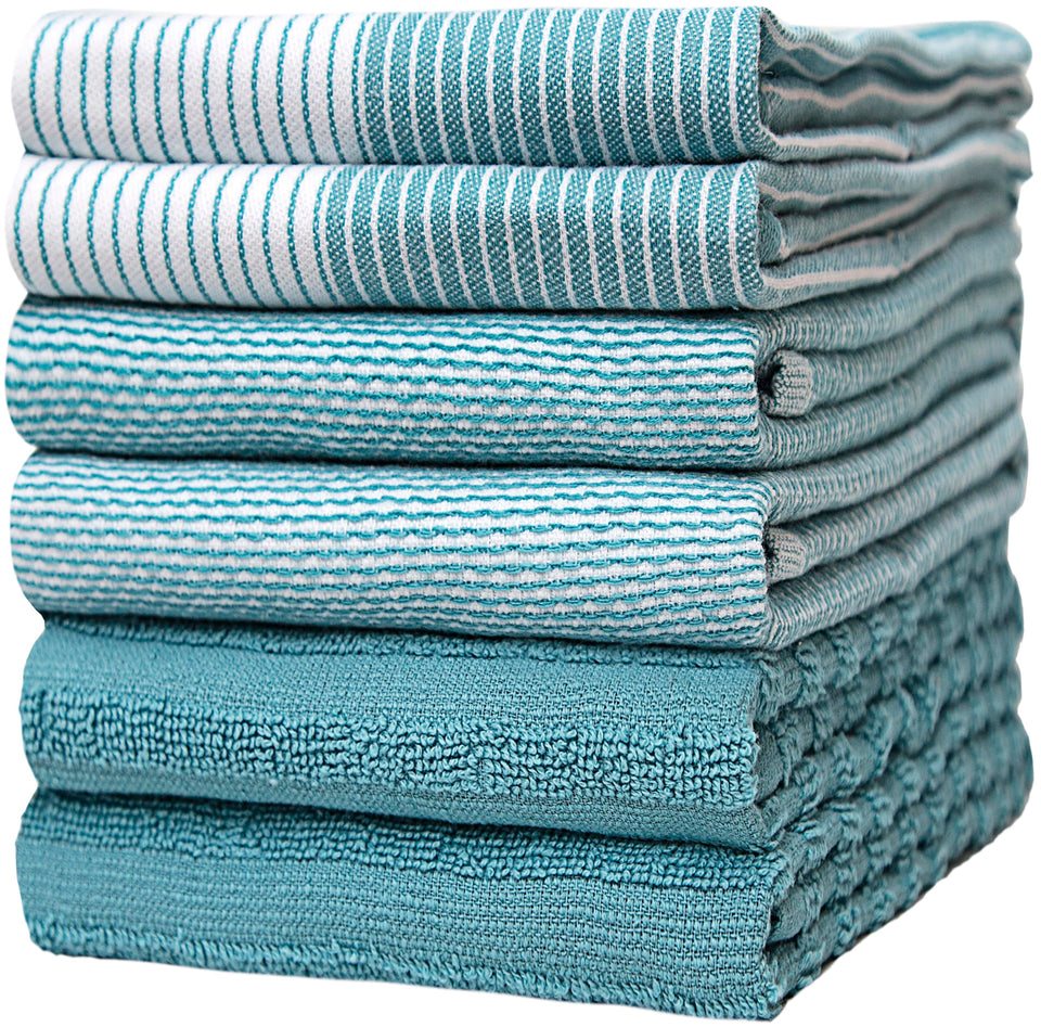 Bumble Towels premium kitchen towels flat view, ready for quick dish drying.