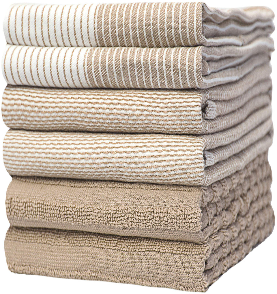 Bumble Towels premium kitchen towels flat texture for delicate drying and polishing.