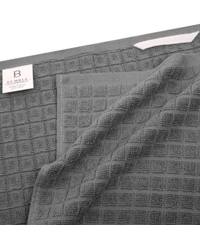 Bumble Towels hanging loop design keeps towels within easy reach.