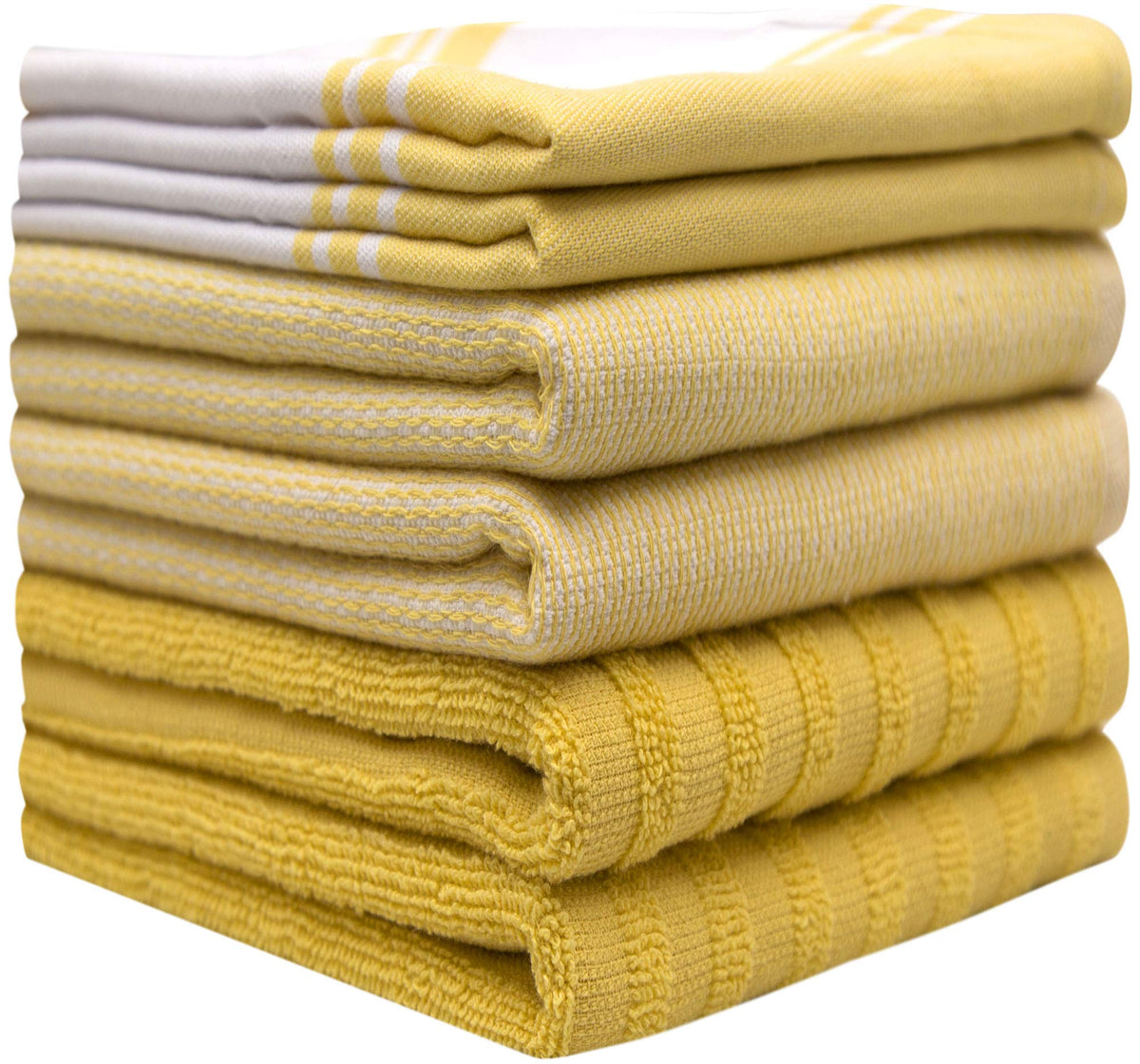 Bumble Towels terry towel absorbs spills quickly for efficient kitchen cleanup.