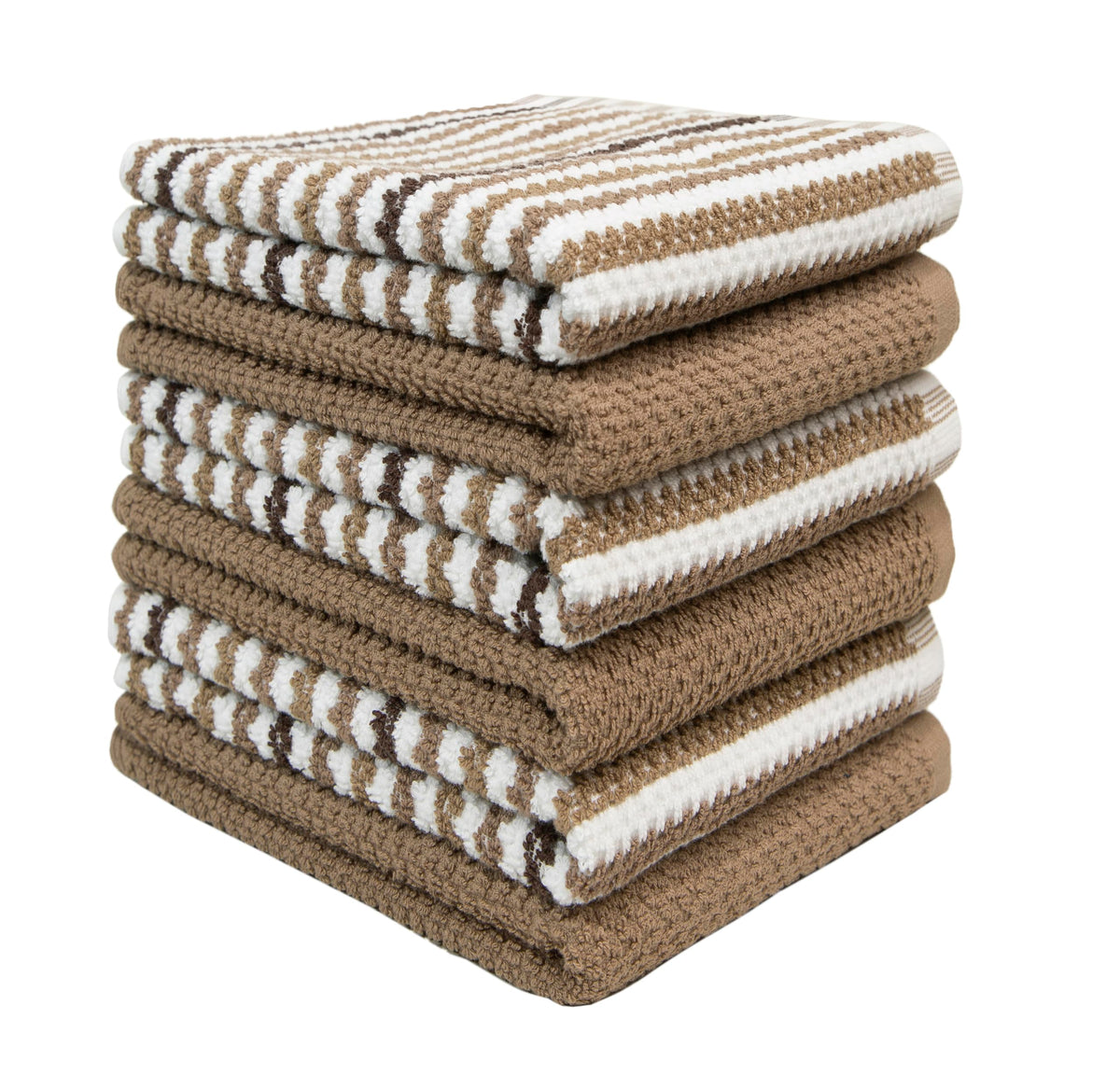 Bumble Towels tan color kitchen towels with hanging loop for easy drying