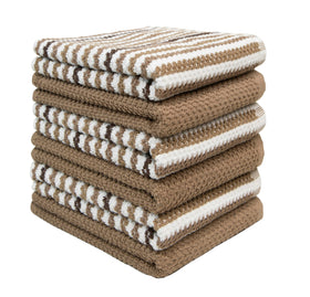 Bumble Towels tan color kitchen towels with hanging loop for easy drying