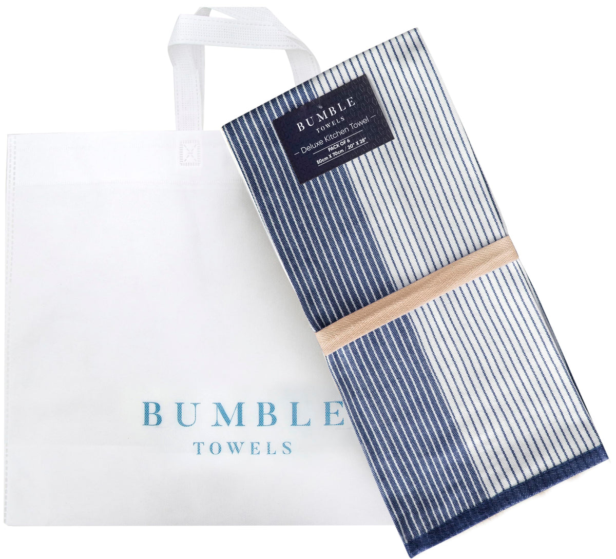 Bumble Towels tote bag included makes a thoughtful gift-ready option.
