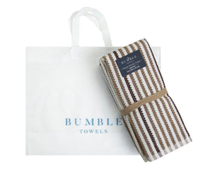 Bumble Towels tote bag included, perfect for gifts or on-the-go use