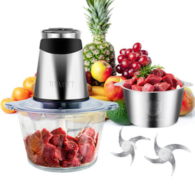 BUMET electric food processor 500W for quick daily chopping and mincing.