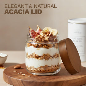 Bumobum airtight lid with silicone ring keeps snacks fresh and spill-free.