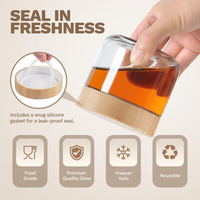 Bumobum airtight seal with silicone ring keeps freshness