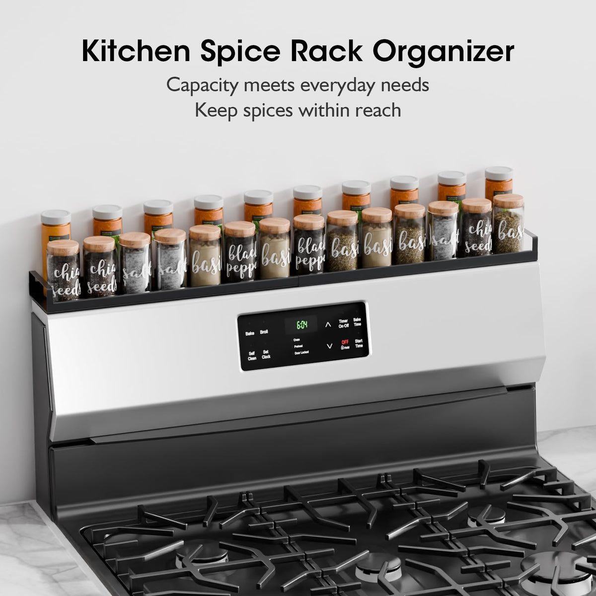 Bumusty extendable rack is easy to clean and adapts to kitchen layout