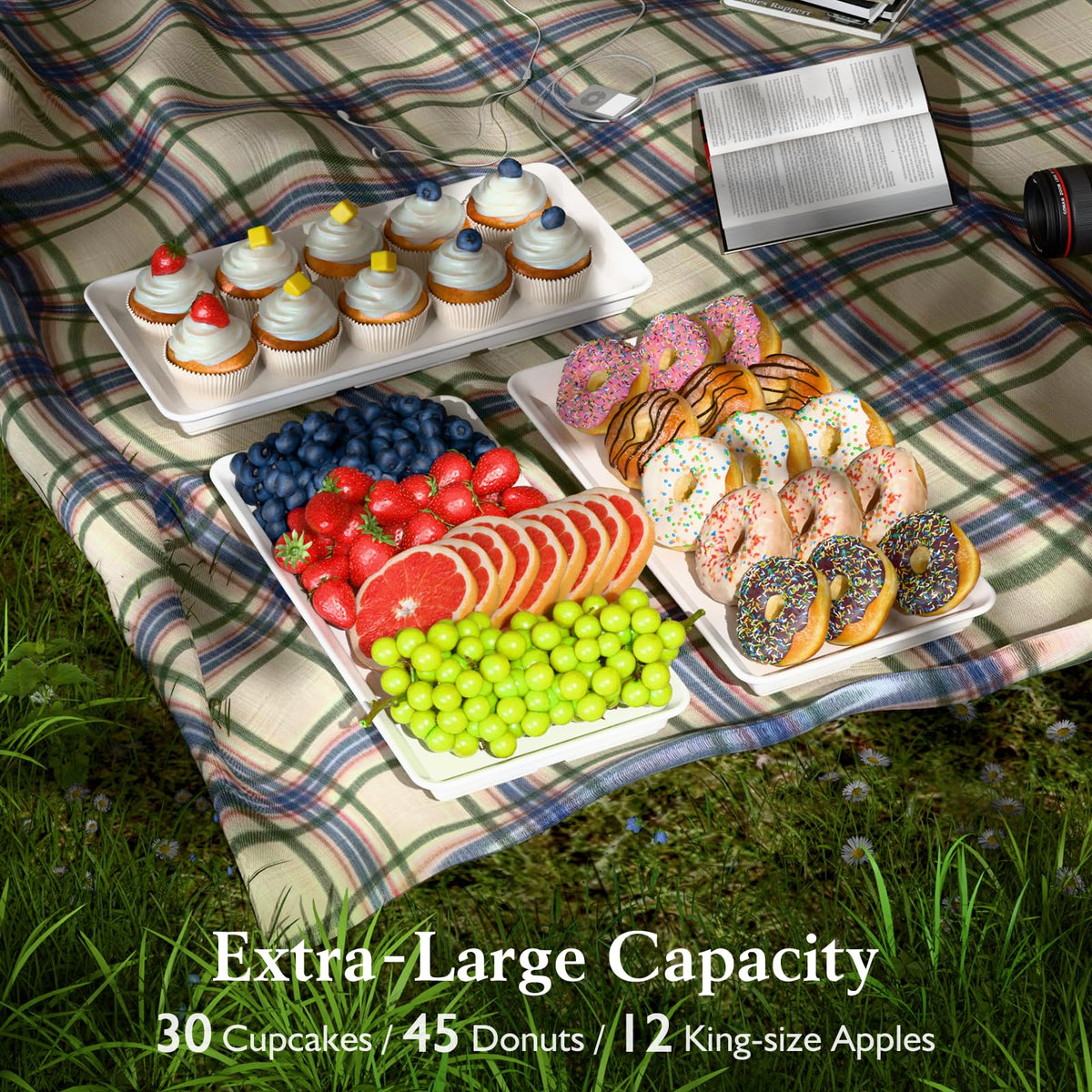 Bumusty food-safe BPA-free melamine for versatile serving.