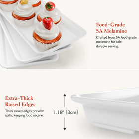 Bumusty fruit and cupcake tray keeps treats organized and accessible