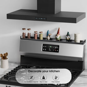 Bumusty four magnets secure attachment to metal stoves for stable storage