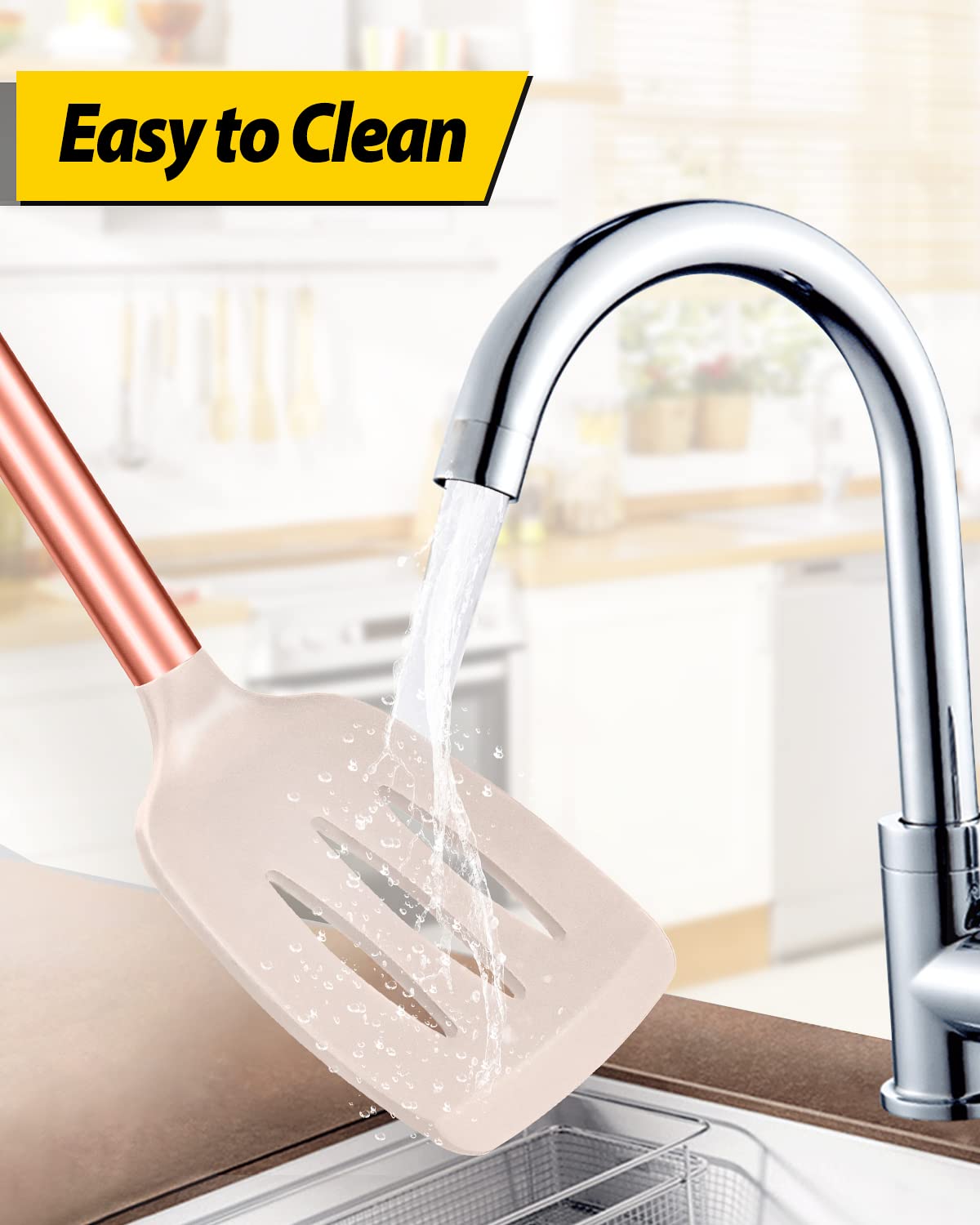 BUNDLEPRO 18/8 stainless steel handle stays durable and comfortable.