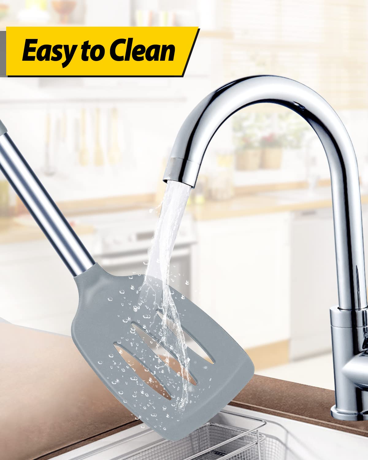 BundlePRO BPA-free kitchen utensils gray for healthy cooking tips