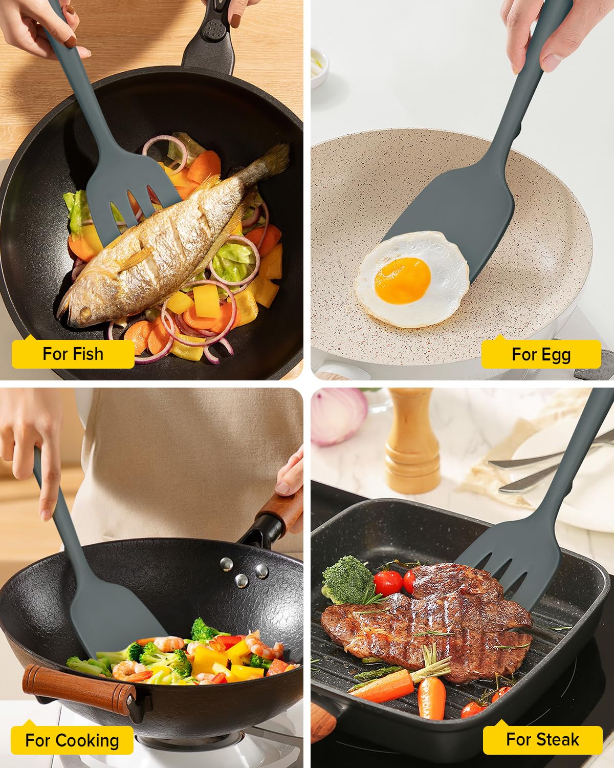 Bundlepro BPA-free kitchen utensils for safer food prep.