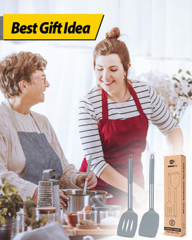 BundlePRO easy-clean spatula gray for quick post-cook wiping