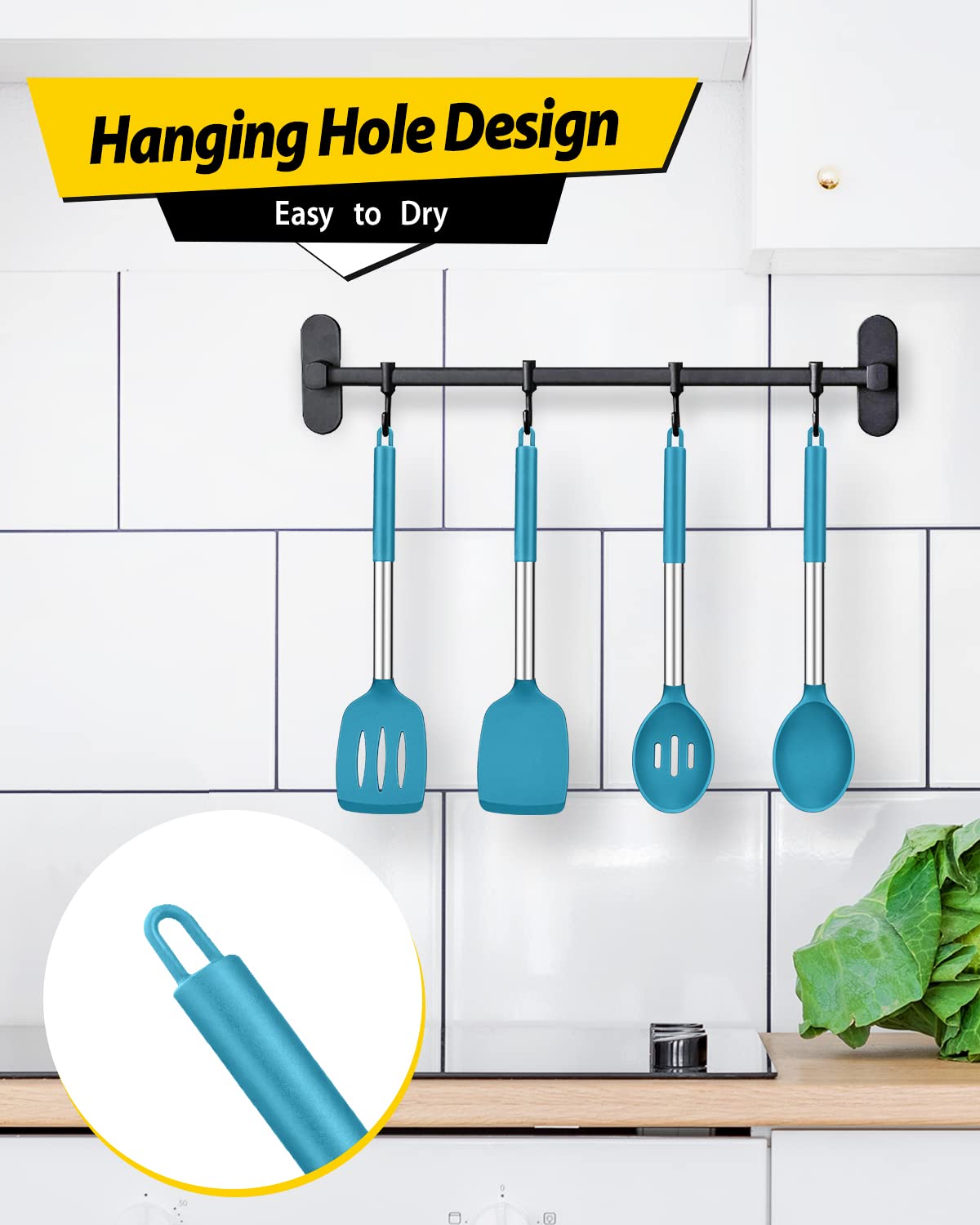BundlePRO ergonomic anti-scald handle for a comfortable grip