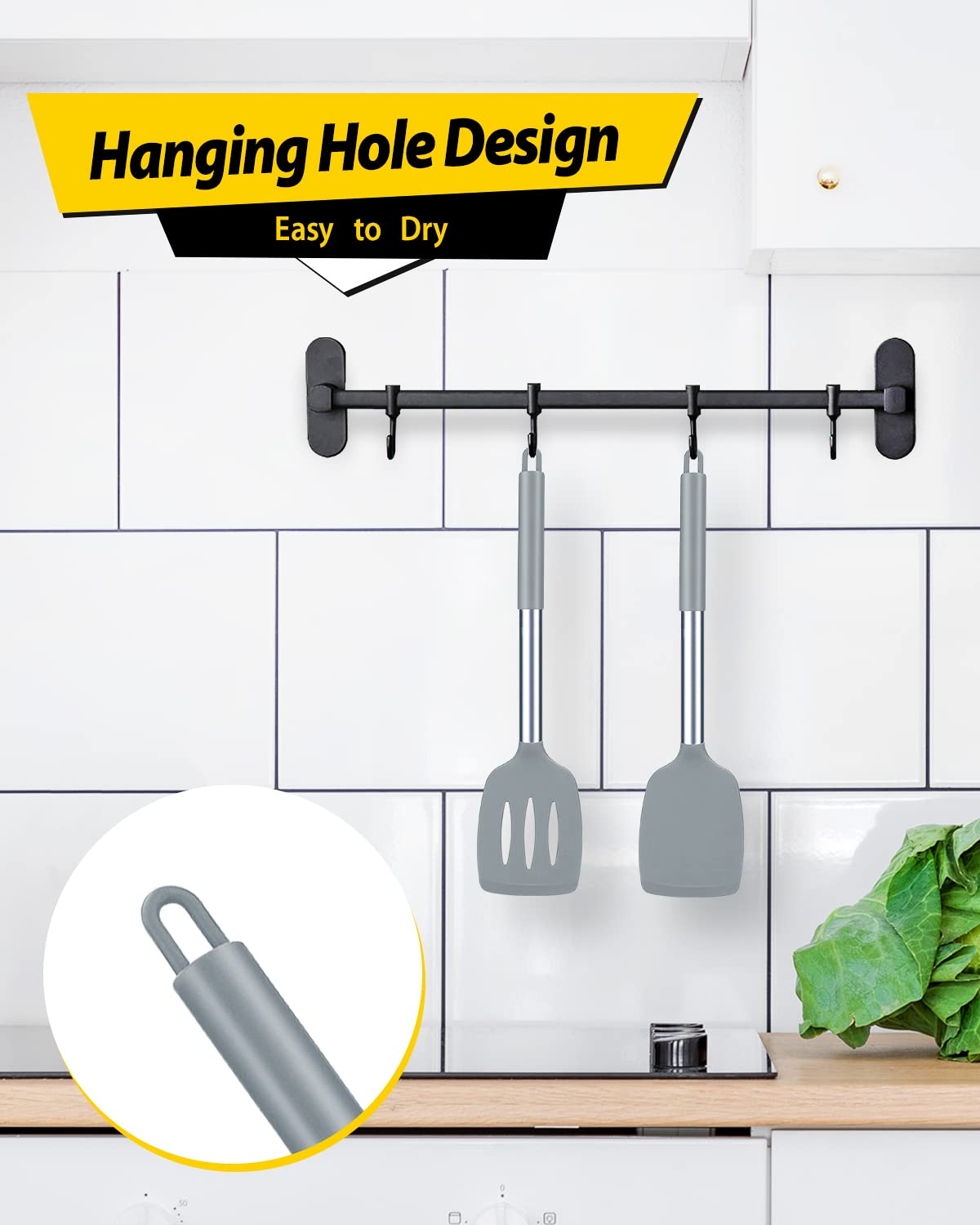 BundlePRO ergonomic silicone handle gray for comfortable grip