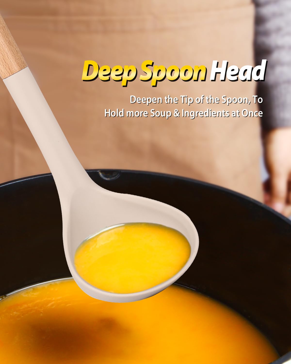Bundlepro pasta fork with sawtooth design for easy noodle pickup