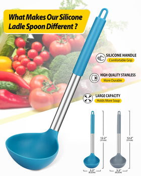 BundlePRO silicone head detail showing heat resistance for safe cooking