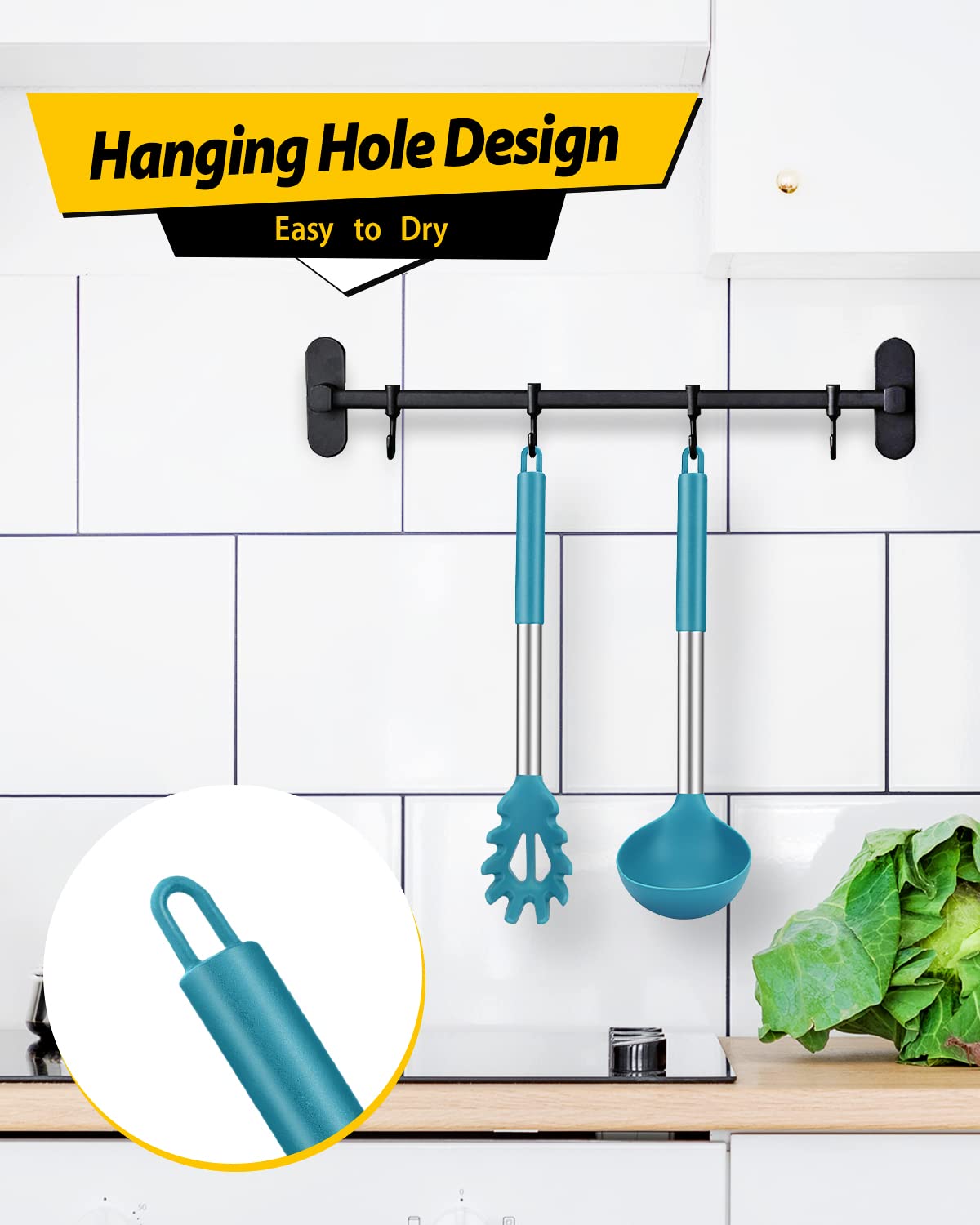 BundlePro kitchen tools wipe clean quickly and maintain shine.
