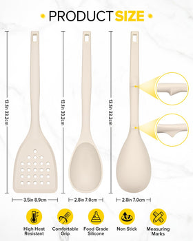 Bundlepro silicone spatula edge ideal for flipping without scratching pans
