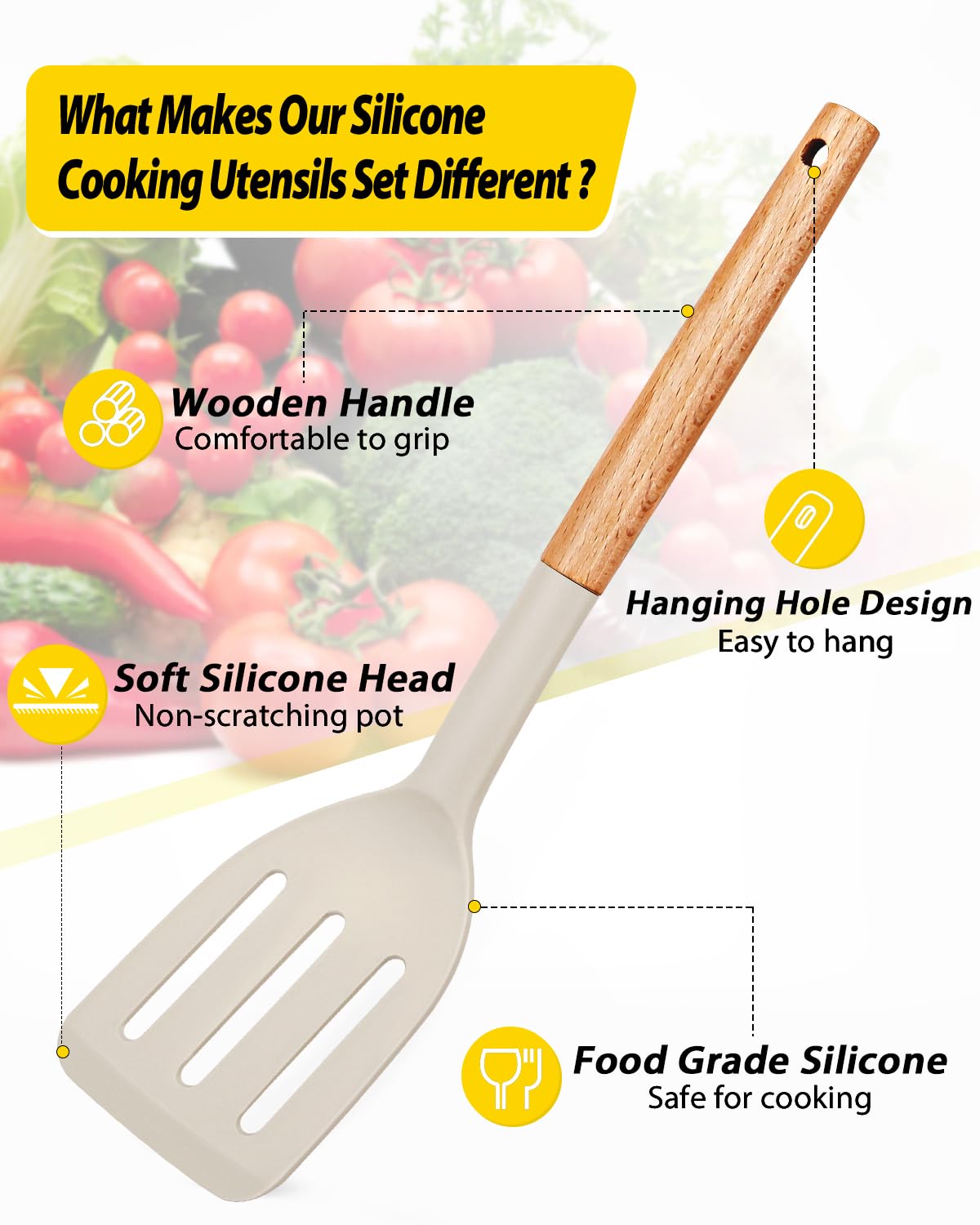 Bundlepro soft silicone-head spatula ideal for delicate coatings and lifting.