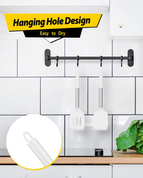 BundlePro stainless steel core spatula white ergonomic design
