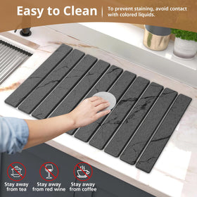 Bunmery multipurpose mat used as pet feeding mat to catch spills.