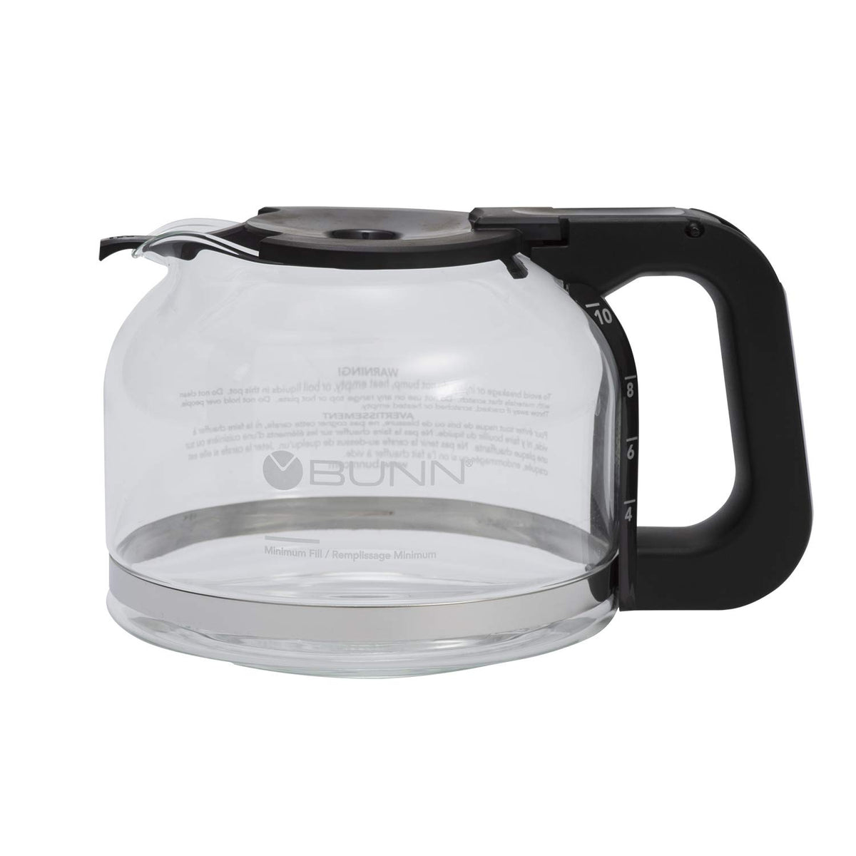 BUNN clear measuring markings simplify filling for consistent brews