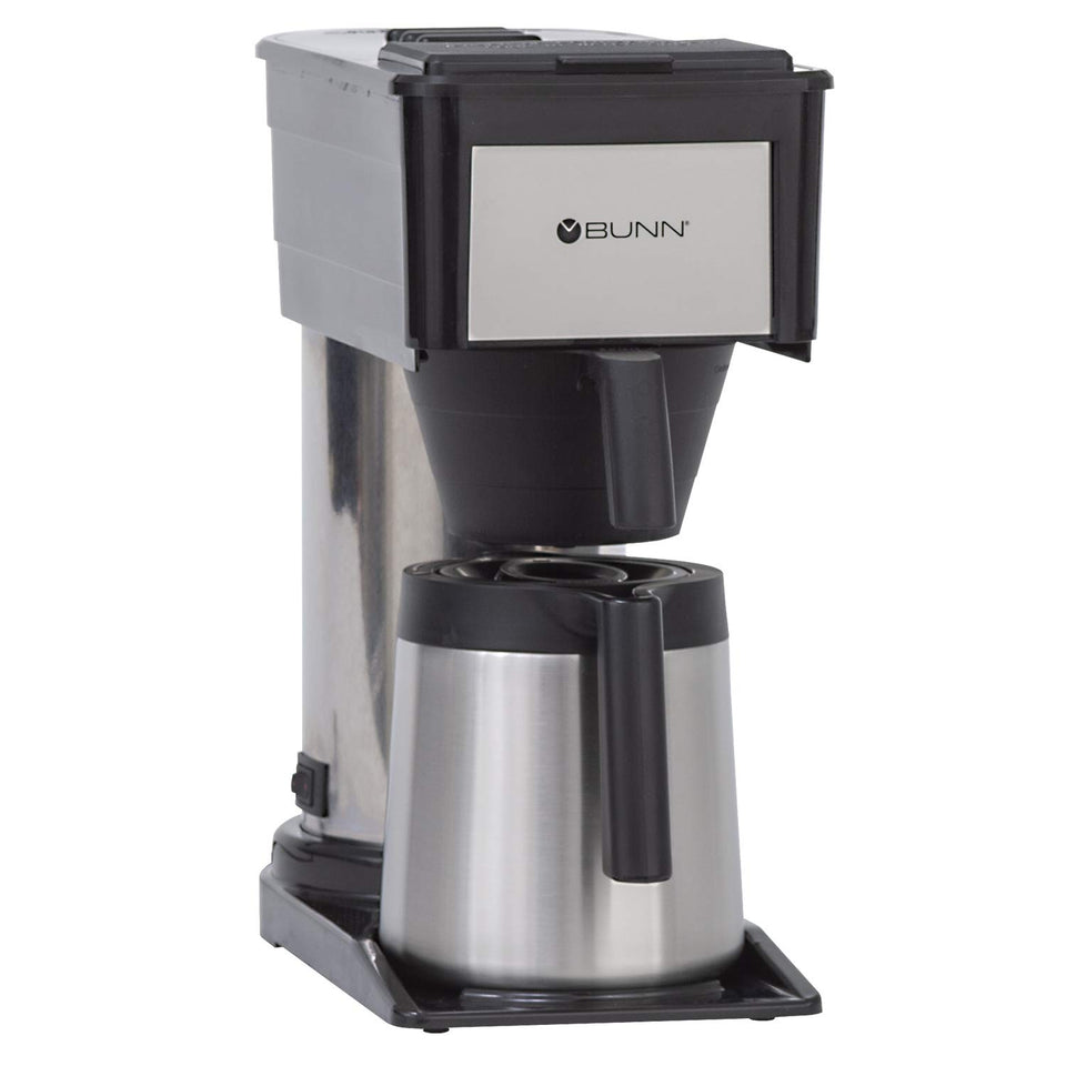 BUNN Speed Brew front view highlighting quick, café-style 10-cup performance.