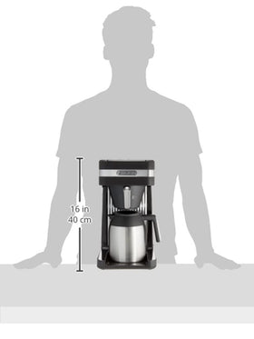 BUNN Speed Brew taller funnel promotes fast flow and prevents grounds overflow