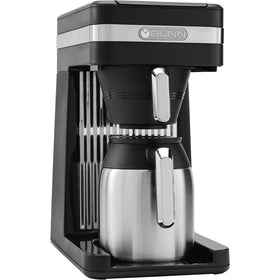 BUNN Speed Brew thermal carafe preserves heat for hours, ideal for serving hot coffee