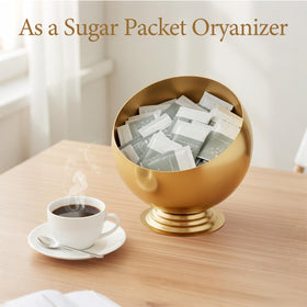 BUNTEY gold pod organizer, desk use, keeps supplies within easy reach