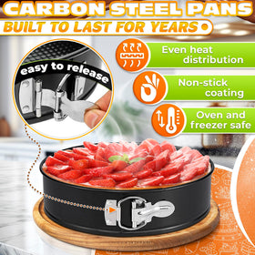 Burious 7-inch springform pan for tiered cheesecakes