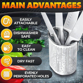BURIUS rust-resistant stainless steel basket for lasting kitchen organization