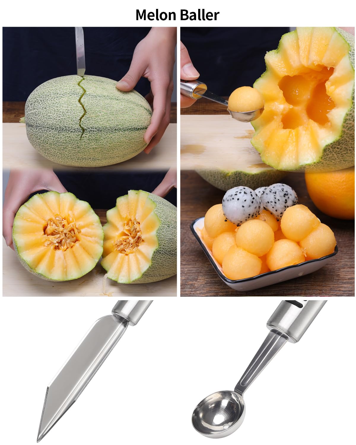BURLIHOME apple corer for quick decorative cores