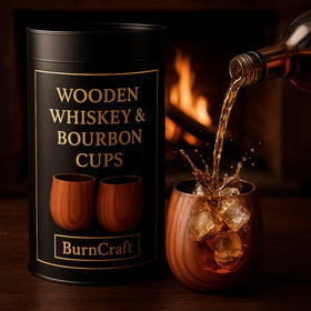 Burncraft warm wood feel with cool drink experience for home bars