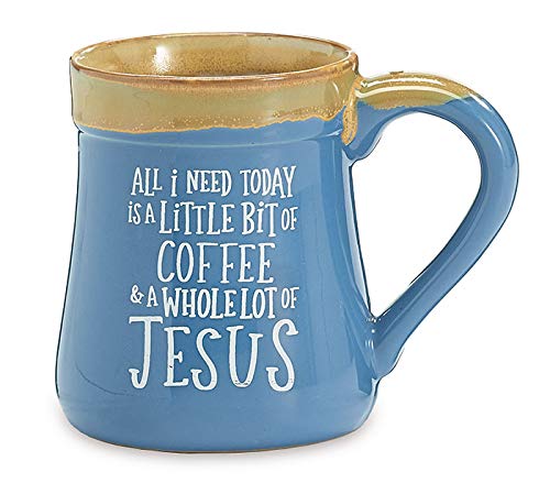 Burton + BURTON mug with blue hand-painted design for daily coffee.
