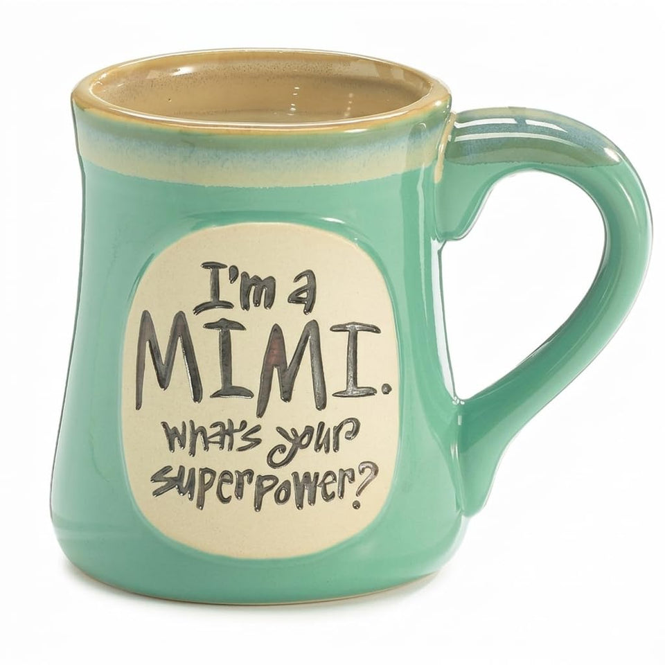 burton-burton im-a-mimi mug in lime green, ideal for a cheerful morning coffee