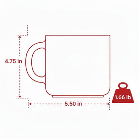 burton+BURTON Papa mug dishwasher and microwave safe for easy cleanup and reuse