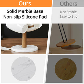 Buruis stable anti-slip marbled base preventing slip