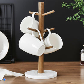 Buruis white marble base complementing modern kitchen décor