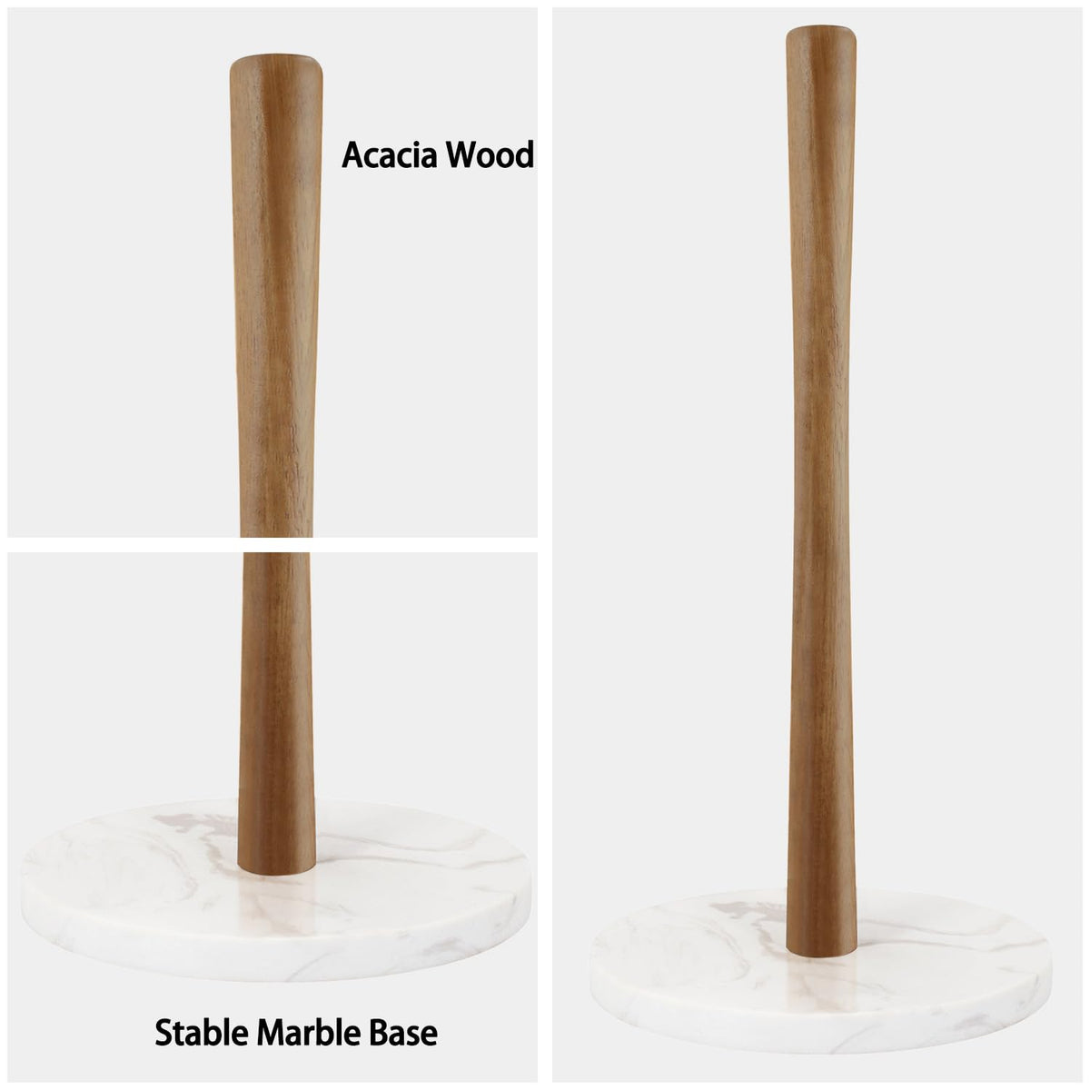 Buruis close-up highlights natural acacia wood and smooth finish.