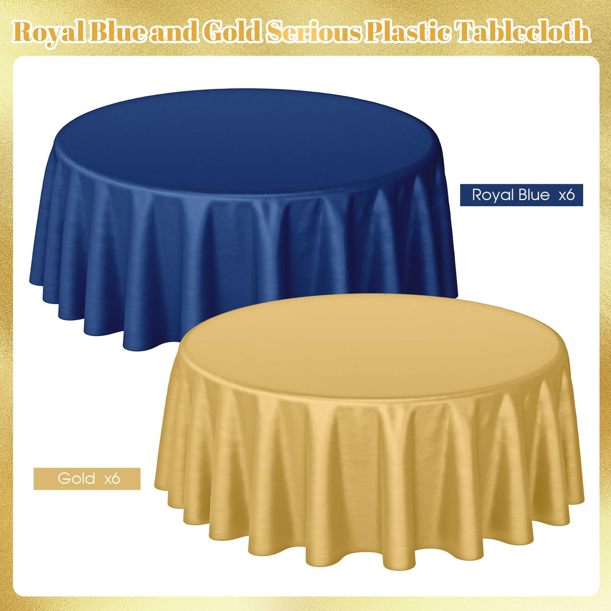 Buryeah waterproof plastic tablecloth protects surfaces during spills and celebrations