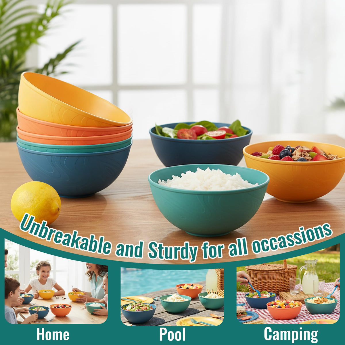 Great for camping, patio dining, and RV trips with friends.